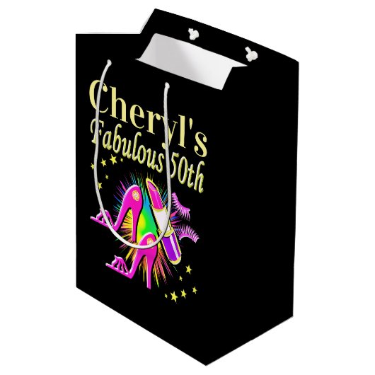 HET IS UW FANTASTISCHE 50E GEPERSONALISEERDE ONTWE MEDIUM CADEAUZAKJE (Achterkant Gekanteld)