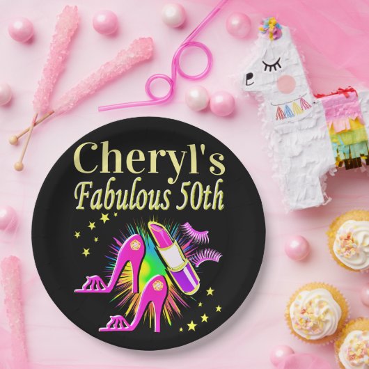 HET IS UW FANTASTISCHE 50E GEPERSONALISEERDE ONTWE PAPIEREN BORDJE (Feest)