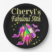 HET IS UW FANTASTISCHE 50E GEPERSONALISEERDE ONTWE PAPIEREN BORDJE (Voorkant)