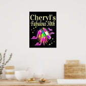 HET IS UW FANTASTISCHE 50E GEPERSONALISEERDE ONTWE POSTER (Keuken)