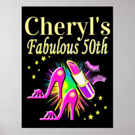 HET IS UW FANTASTISCHE 50E GEPERSONALISEERDE ONTWE POSTER