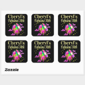 HET IS UW FANTASTISCHE 50E GEPERSONALISEERDE ONTWE VIERKANTE STICKER (Vel)