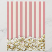 Het is uw feestelijke stationaire popcornstijl flyer (Voorkant)