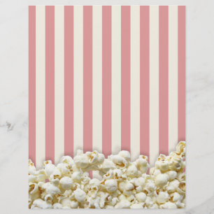 Het is uw feestelijke stationaire popcornstijl flyer