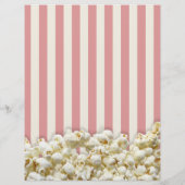 Het is uw feestelijke stationaire popcornstijl flyer (Achterkant)