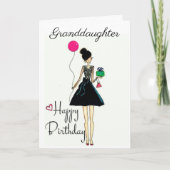 **HET IS UW GROTE DAG!!!!*** GRANDDAUGHTER** KAART (Voorkant)