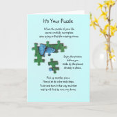 Het is Uw Kaart van het Raadsel (Vlinder) (Gele Bloem)