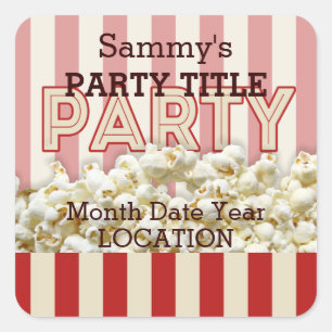 Het is uw partij Sticker personaliseer het!