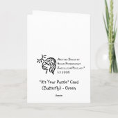 Het is Uw Raadsel! Kaart met Stukken (Achterkant)