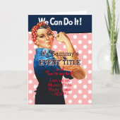 Het is Uw Rosie Partij 12 lijnen 2 opgeruimde (Voorkant)