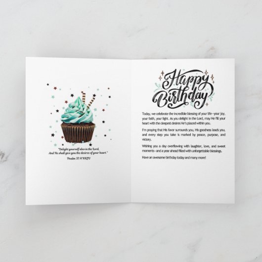 Het is uw speciale dag (Psalm 37:4) Kaart (Binnen)