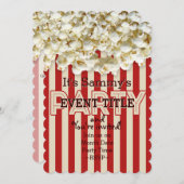 Het is Uw Uitnodiging van de Partij 12 lijnen 2 ve (Voorkant / Achterkant)