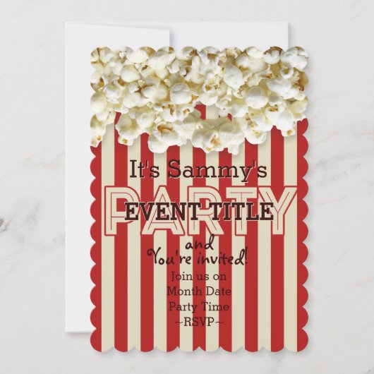 Het is Uw Uitnodiging van de Partij 12 lijnen 2 ve (Voorkant)