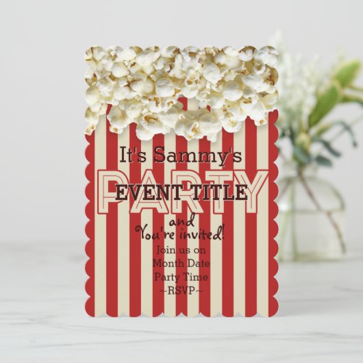 Het is Uw Uitnodiging van de Partij 12 lijnen 2 ve (Staand voorkant)