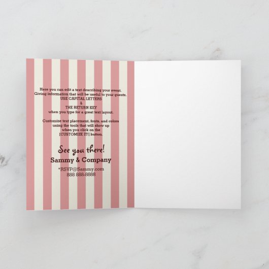 Het is Uw Uitnodiging van de Partij 12 lijnen 2 ve (Binnen)