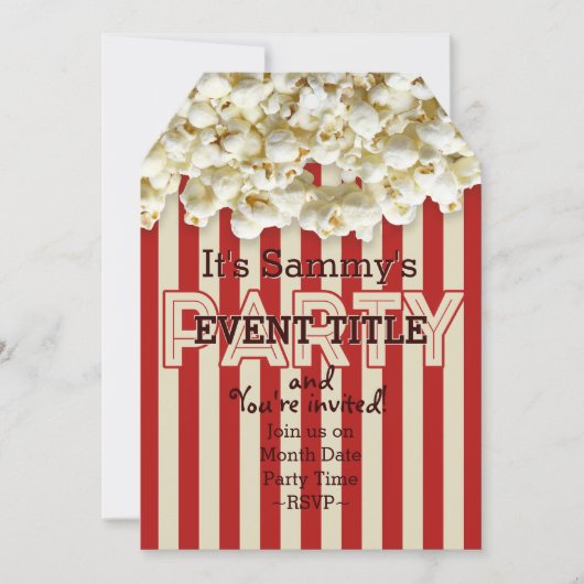 Het is Uw Uitnodiging van de Partij 12 lijnen 2 ve (Voorkant)