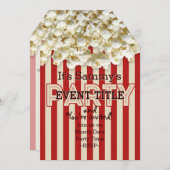 Het is Uw Uitnodiging van de Partij 12 lijnen 2 ve (Voorkant / Achterkant)