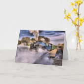 Het is uw Verjaardag, de Kaart van de Trein van de (Gele Bloem)