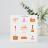 Het is uw verjaardag eigenzinnige Schattigee teken Kaart (Staand voorkant)