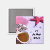 HET IS VACATIETIJD!!! MAGNEET (Voorkant / Achterkant)