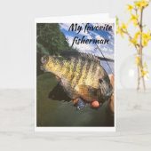 HET IS VALENTIJNSDAG *MIJN FAVORIETE VISHERMAN** KAART (Gele Bloem)