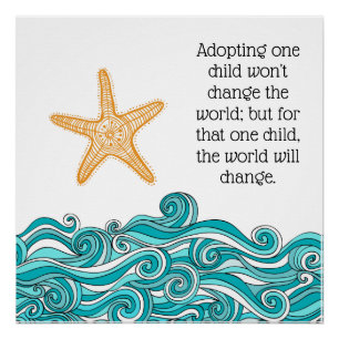 Het is van belang voor deze ene Starfish Perfect Poster