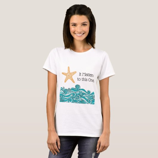 Het is van belang voor deze ene Starfish T-shirt (Voorkant volledig)