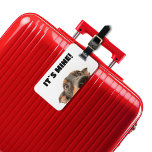 Het is van mij! Hond piekend foto Bagagelabel<br><div class="desc">Voeg een vleugje persoonlijkheid en plezier toe aan uw reisuitrusting met onze "It's Mine!" Dog Peeking Bagagelabel. Dit charmante bagagelabel is voorzien van een schattige hond die met nieuwsgierige ogen kijkt, aangevuld met de gewaagde en speelse tekst "IT'S MINE!" Dit ontwerp voegt niet alleen een unieke flair toe aan uw...</div>