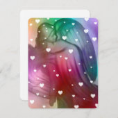 Het is vandaag de dag een opruiend hart kaart (Voorkant / Achterkant)