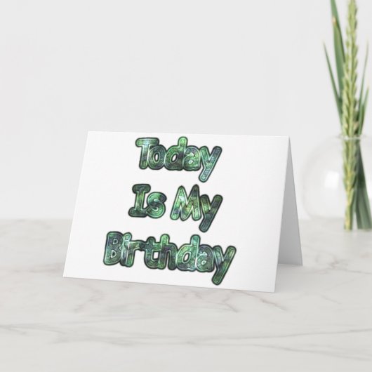 Het is vandaag mijn verjaardag Hakuna Matata.png Kaart (Voorkant)