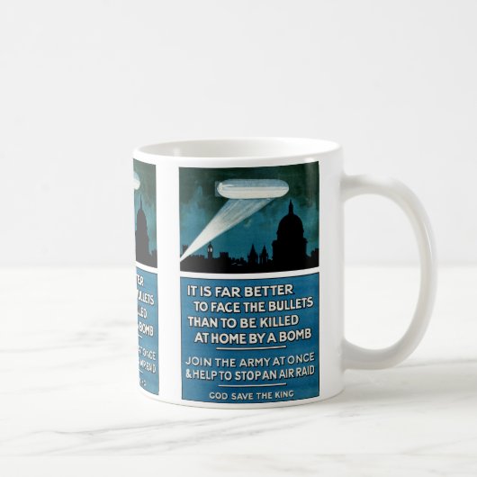 Het is veel beter om de kogels te zien... koffiemok (Rechts)