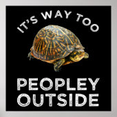 Het is veel te veel mensen buiten poster (Voorkant)