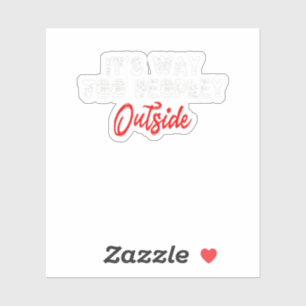 Het is veel te veel mensen buiten sticker