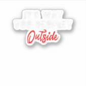 Het is veel te veel mensen buiten sticker (Voorkant)