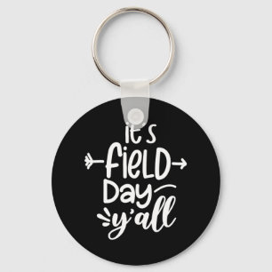 Het is Velddag Y'all Fun Teacher Gifts for Women 9 Sleutelhanger
