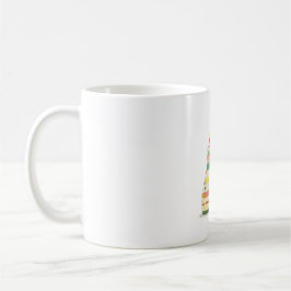 Het is verjaardagstaart koffiemok