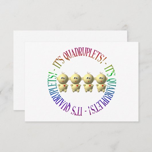 Het is viervoudig! (Voorkant / Achterkant)