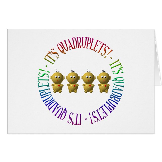 Het is viervoudig! (Voorkant Horizontaal)