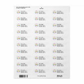 Het is viervoudig! etiket (Full Sheet)