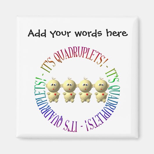 Het is viervoudig! magneet (Voorkant)