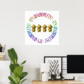 Het is viervoudig! poster (Thuiskantoor)