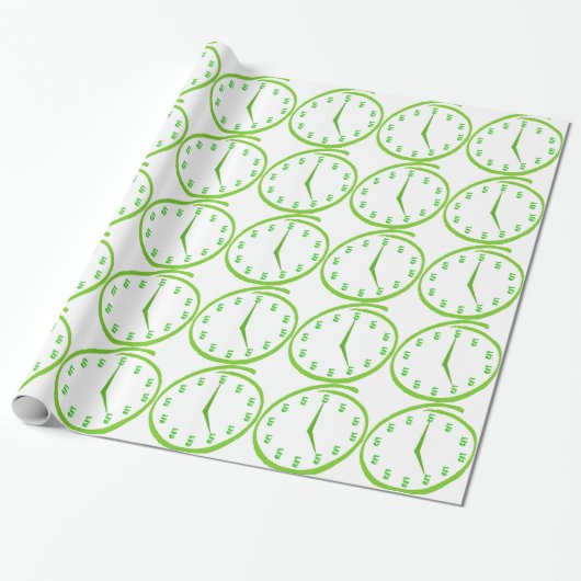 Het is vijf O'Clock ergens anders Cadeaupapier (Uitgerold)