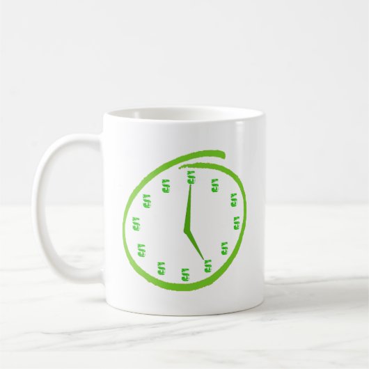 Het is vijf O'Clock ergens anders Koffiemok (Links)