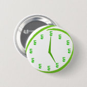 Het is vijf O'Clock ergens anders Ronde Button 5,7 Cm (Voorkant /achterkant)