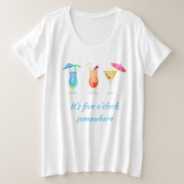 Het is vijf uur op een plek waar t-shirt