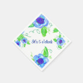 Het is vijf uur servetten (Hoek)