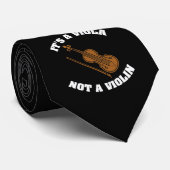 Het is Viola Not Violin - Funny Musician Instrumen Stropdas (Opgerold)