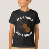 Het is Viola Not Violin - Funny Musician Instrumen T-shirt (Voorkant)