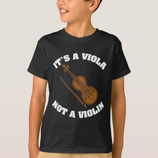 Het is Viola Not Violin - Funny Musician Instrumen T-shirt (Voorkant)