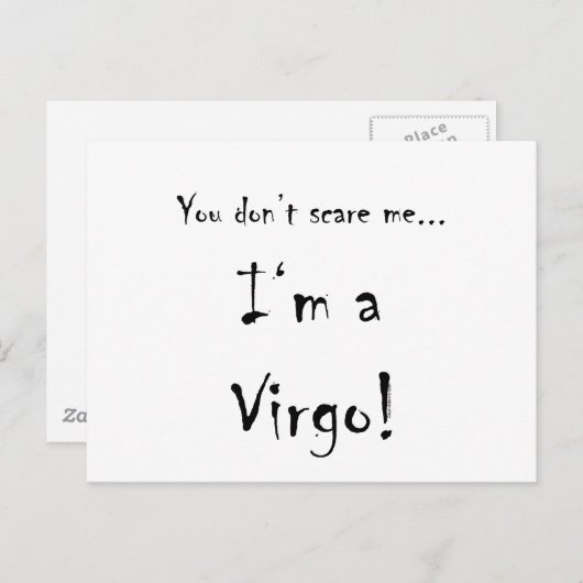 Het is Virgo Ding. Briefkaart (Voorkant / Achterkant)